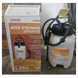 Industrial acid staining sprayer