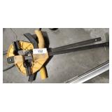 One pair of DeWalt wood clamps