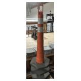 3 Tall construction cones.