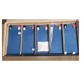 5 12 volt 7 amp hour batteries