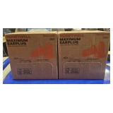2-BOXES OF MAXIMUM EARPLUGS