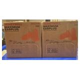 2-BOXES OF MAXIMUM EARPLUGS