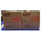 2-BOXES OF MAXIMUM EARPLUGS