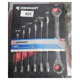 JOBSMART 3/4" 7 PIECE RATCHET COMBO WRENCH SET