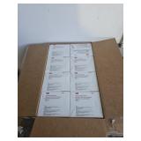 (8) 3M P95 particle respirators