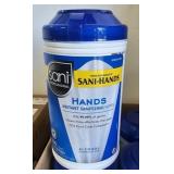 6 Sani-hands instant sanitizing wipes