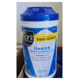 6 Sani-hands instant sanitizing wipes