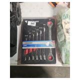 JOBSMART 3/4" 7 PIECE RATCHET COMBO WRENCH SET