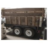 2016 COTC DUMP TRAILER Tandem axle trailer 6X10ft