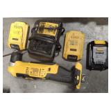 DeWalt 20 volt vertical drill with batteries and