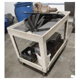 Heavy duty cart 40 in long by 25 and 1/2 wide by