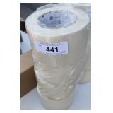 Four rolls of 3 in masking tape