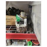 BOX OF BROWN END CAPS, ROPE & ALLEN WRENCHES