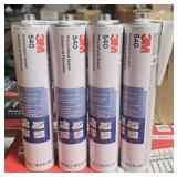 four tubes of 3M 540 polyurethane sealant
