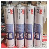 four tubes of 3M 540 polyurethane sealant