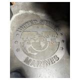 United States Marine MetAl sign