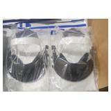 2 HELMENT FACE SHIELDS