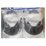 2 HELMENT FACE SHIELDS