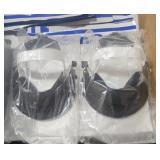 2 HELMENT FACE SHIELDS