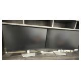 2 DELL MONITORS
