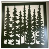 STEEL PLASMA CUT TREE ART 4ft Tx 4ft w