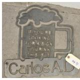 STEEL METAL PLASMA CUT SIGN