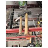 SLEDGE HAMMER AND MALLET