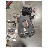 Rigid case full of miscellaneous parts