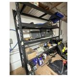 Black 5 Shelf Rack -  rack only content sold