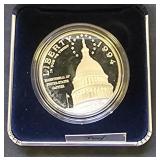 1991 S Mount Rushmore Anniversary Coin Silver