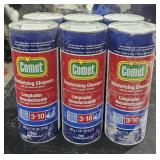 (6) Cans Comet Deodorizing Cleaner