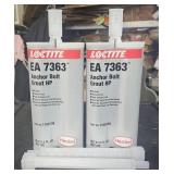 2 Lots Loctite EA 7363 Anchor Bolt Grout HP