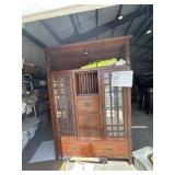 Plate/dish wooden cabinetBuyer must pick up