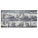 (10) SCH 40 black pipe nipple 1/4" X close