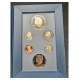 1990 US Mint Prestige Set w/ 6 Coins w/ 1 Silver