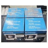 (4) 150 watt halogen flood lights