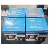 (4) 150 watt halogen flood lights