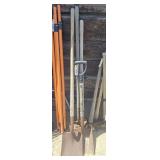 (4) square point shovels