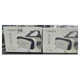 2 lots 1 ea VR Shincoin Virtual Reality Glasses