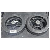 2 Wheels Metal Rim 8 x 2