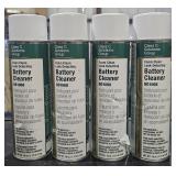 4 cans battery cleaner