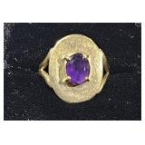 14k Gold Ring Signed Paul Kayser Houston Texas