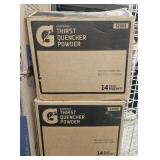 (2) cases Gatorade thirst quencher powder