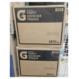 (2) cases Gatorade thirst quencher powder