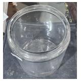 Large Glass Jar for Counter Top  No Lid  101/2" T