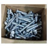 One box of 5/16 18x2 - 1/2 zinc coated bolts