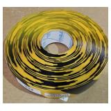One roll of 2 in by 100 ft yellow and black