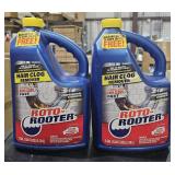 (2) 1 gallon Roto-Rooter hair clog remover