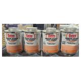 (2) Lots 2 ea Oatey Medium Orange CPVC Cement