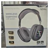 Wireless Earphones w/ Screen P-908BT